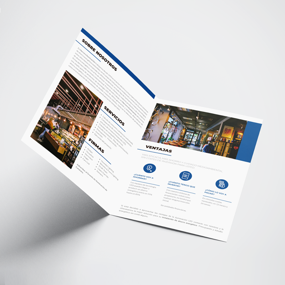 ejemplo de dípticos personalizados en madrid impresos a todo color